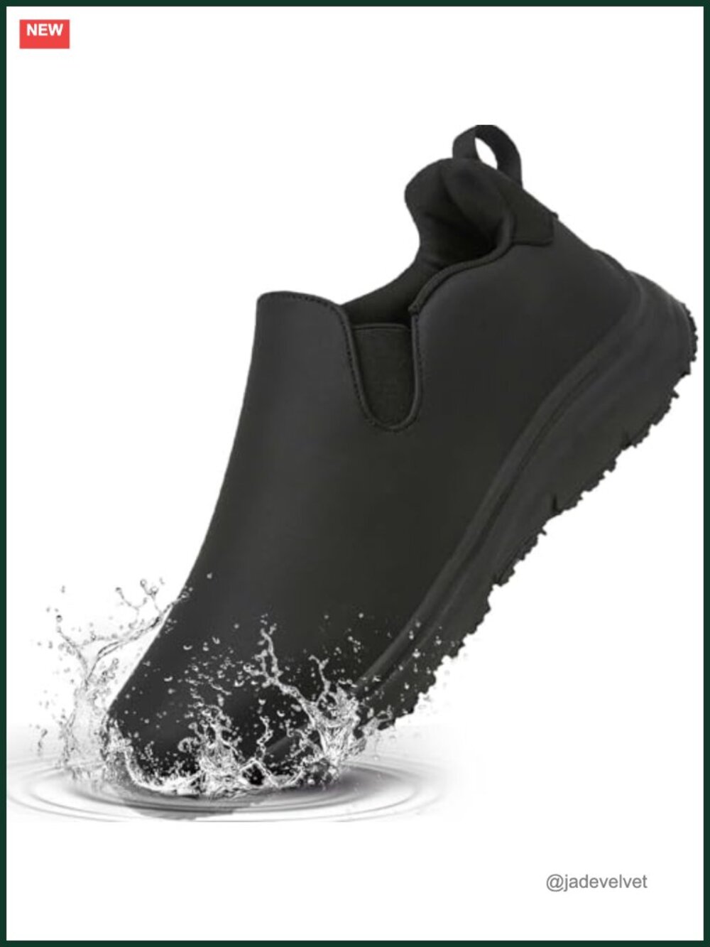 Non Slip Waterproof Work Shoes Oil Resistant Chef Food Service Footwear